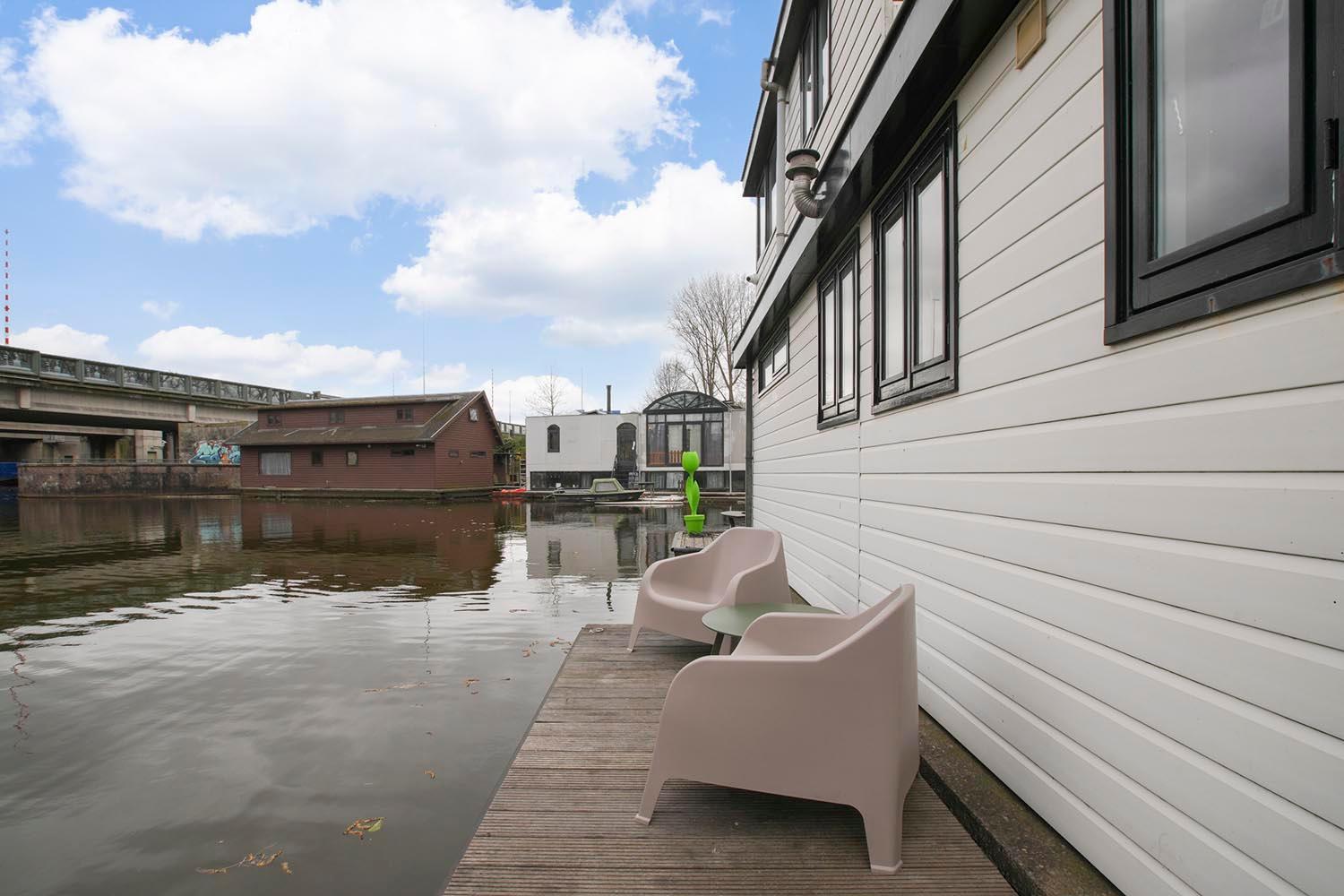 Houseboat The New Lake - Nieuwe Meer Amszterdam Kültér fotó
